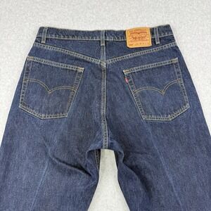 Vintage Levis Jeans Mens 36x32 Dark Wash 569 Loose Straight‎ 90s Made In USA